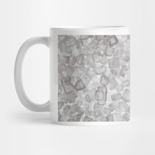 Macro of white sugar crystal Mug